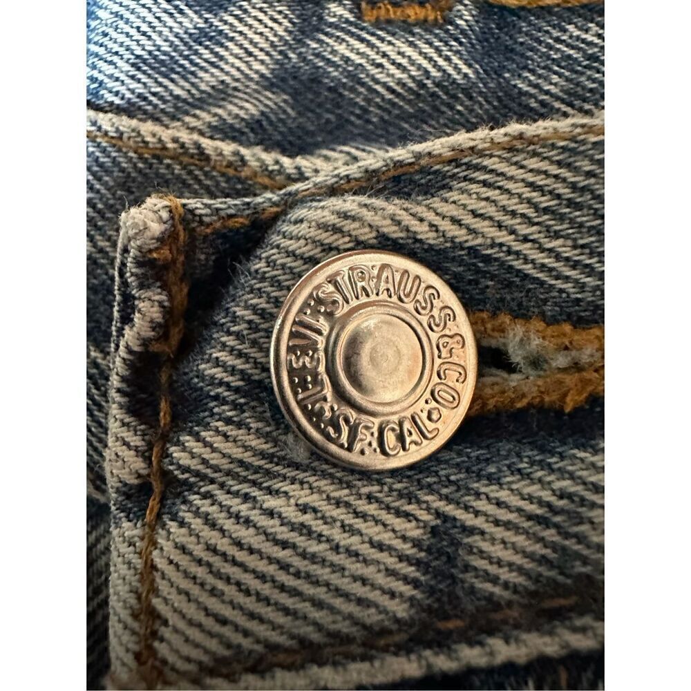 Levi’s 501 men’s vintage red tab denim jeans button fly size 34”x30”. #44-1368 - Picture 3 of 6